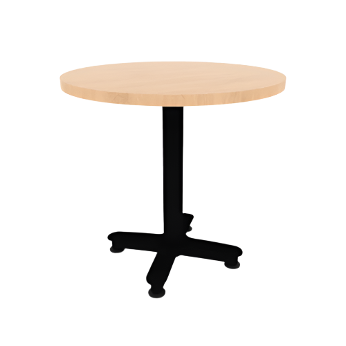 Proof 30" Dia Round Pedestal Cafe Table with Arched Base TFL Top 3MM PVC Edge