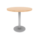 Proof 30" Dia Round Pedestal Cafe Table with Round Steel Base TFL Top 3MM PVC Edge