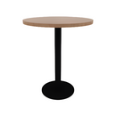 Proof 30" Round Pedestal Counter Table with Round Steel Base TFL Top
