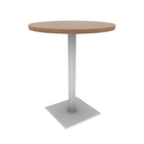 Proof 30" Round Pedestal Counter Table with Square Steel Base TFL Top