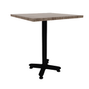 Proof 30" Square Pedestal Counter Table with Arched Base TFL Top