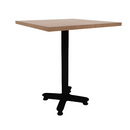 Proof 30" Square Pedestal Counter Table with Arched Base TFL Top