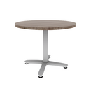 Proof 36" Dia Round Pedestal Cafe Table with Arched Base TFL Top 3MM PVC Edge