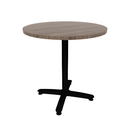 Proof 36" Round Pedestal Counter Table with Arched Base TFL Top