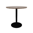 Proof 36" Round Pedestal Counter Table with Round Steel Base TFL Top