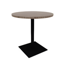 Proof 36" Round Pedestal Counter Table with Square Steel Base TFL Top