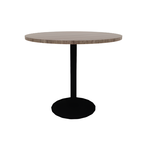 Proof 42" Round Pedestal Counter Table with Round Base TFL Top