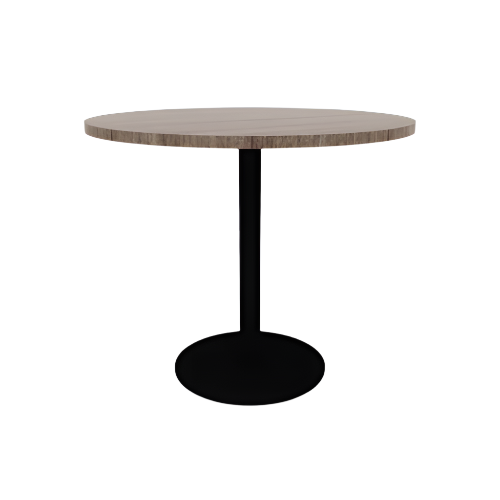 Proof 42" Round Pedestal Counter Table with Round Steel Base TFL Top