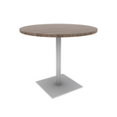 Proof 42" Round Pedestal Counter Table with Square Steel Base TFL Top