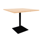 Proof 42" Square Pedestal Counter Table with Square Steel Base TFL Top