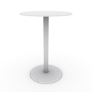Eveleen 30" Round Bar Table Indoor / Outdoor Phenolic Top Round Aluminum Base