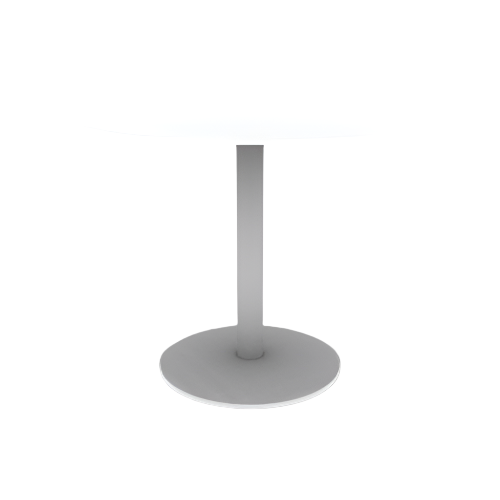 Eveleen 36" Round Cafe Table Indoor / Outdoor Phenolic Top Round Aluminum Base