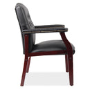 Lancaster Guest Chair with Mahogany Frame - 27''D Seat