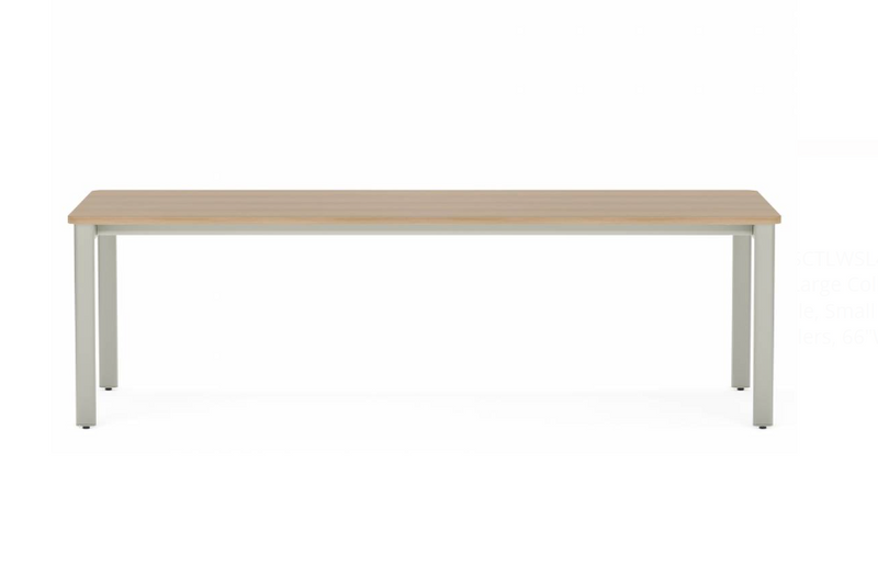 Collaborative Spaces™ 29"H Large Collaboration Table with Small Radius & Levelers - 96"W x 48"D
