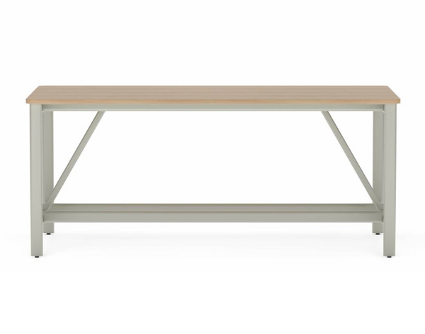 Collaborative Spaces™ 36"H Large Collaboration Table with Small Radius & Levelers - 84"W x 48"D