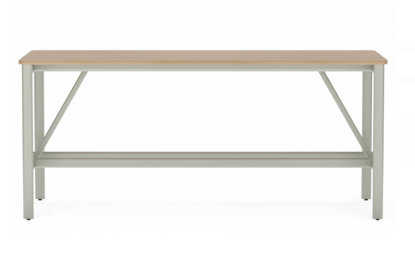 Collaborative Spaces™ 42"H Large Collaboration Table with Small Radius & Levelers - 96"W x 36"D