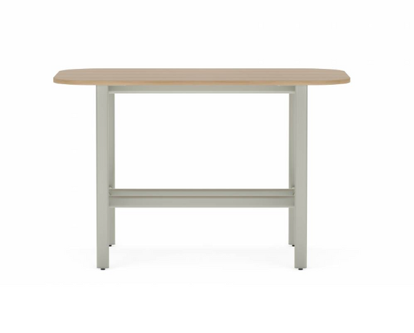 Collaborative Spaces™ 42"H Large Collaboration Table with Large Radius & Levelers - 72"W x 42"D