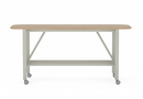 Collaborative Spaces™ 42"H Large Collaboration Table with Large Radius & Casters - 96"W x 42"D