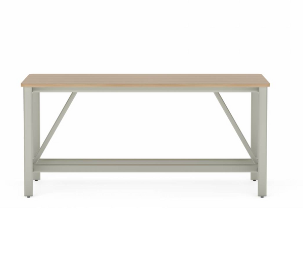 Collaborative Spaces™ 36"H Large Collaboration Table with Small Radius & Levelers - 78"W x 48"D