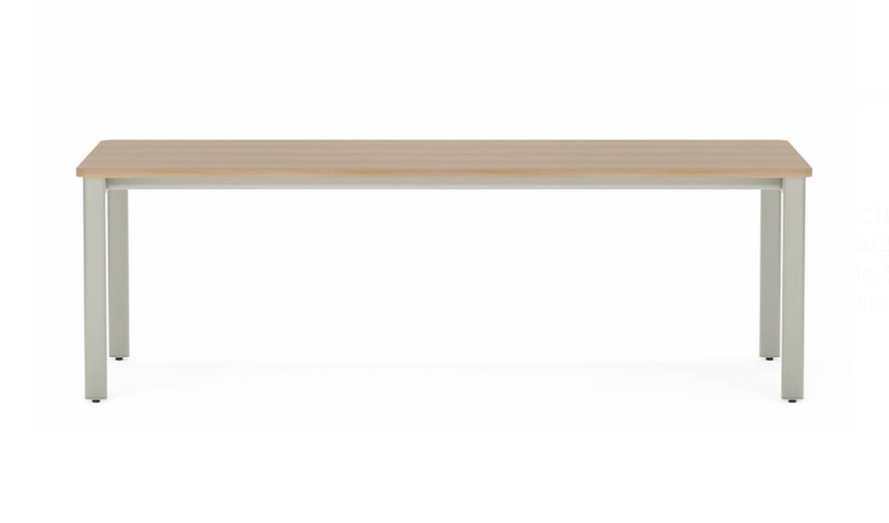 Collaborative Spaces™ 29"H Large Collaboration Table with Small Radius & Levelers - 90"W x 42"D