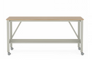 Collaborative Spaces™ 42"H Large Collaboration Table with Small Radius & Casters - 90"W x 42"D