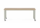 Collaborative Spaces™ 29"H Large Collaboration Table with Small Radius & Casters - 78"W x 48"D