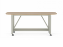 Collaborative Spaces™ 36"H Large Collaboration Table with Large Radius & Casters - 84"W x 42"D