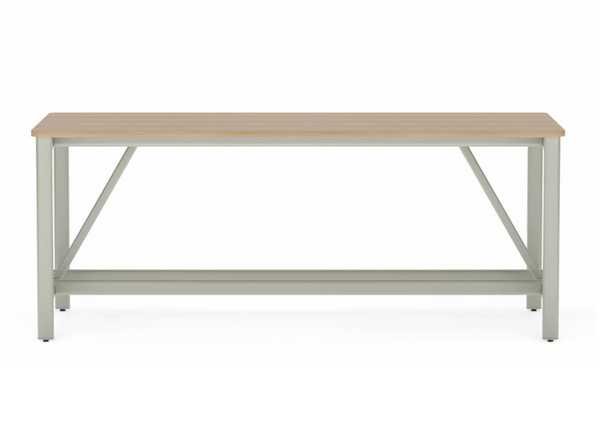 Collaborative Spaces™ 36"H Large Collaboration Table with Small Radius & Levelers - 96"W x 48"D