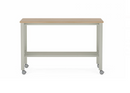 Collaborative Spaces™ 42"H Large Collaboration Table with Small Radius & Casters - 66"W x 48"D