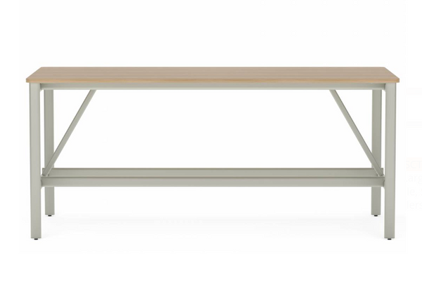 Collaborative Spaces™ 42"H Large Collaboration Table with Small Radius & Levelers - 96"W x 42"D
