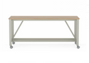 Collaborative Spaces™ 36"H Large Collaboration Table with Small Radius & Casters - 84"W x 48"D