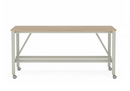Collaborative Spaces™ 42"H Large Collaboration Table with Small Radius & Casters - 90"W x 48"D