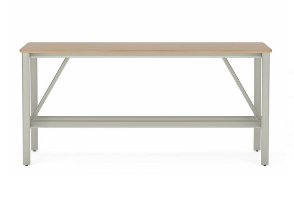 Collaborative Spaces™ 42"H Large Collaboration Table with Small Radius & Levelers - 90"W x 36"D