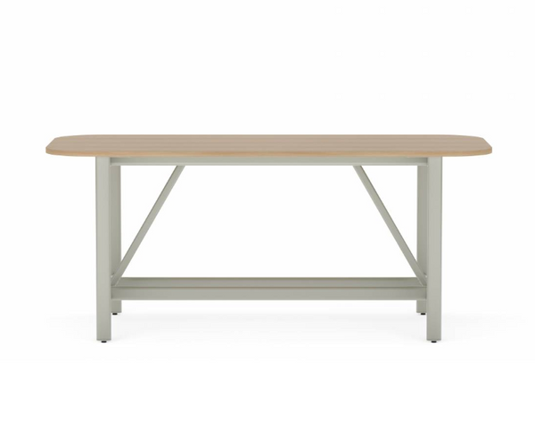 Collaborative Spaces™ 36"H Large Collaboration Table with Large Radius & Levelers - 84"W x 48"D