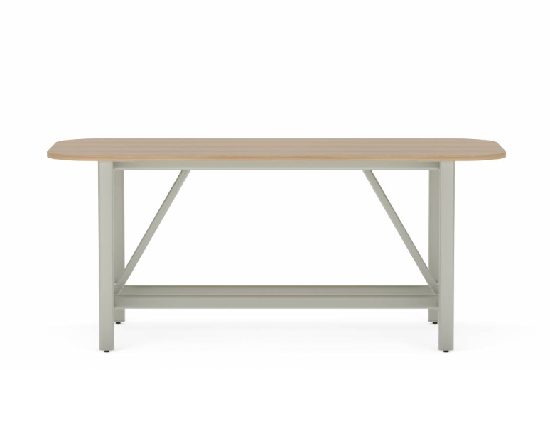 Collaborative Spaces™ 36"H Large Collaboration Table with Large Radius & Levelers - 90"W x 42"D