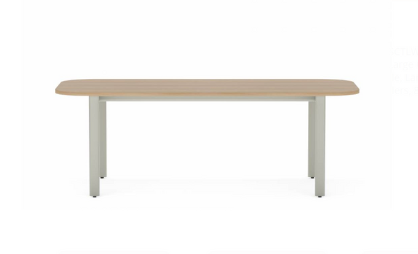 Collaborative Spaces™ 29"H Large Collaboration Table with Large Radius & Levelers - 84"W x 42"D