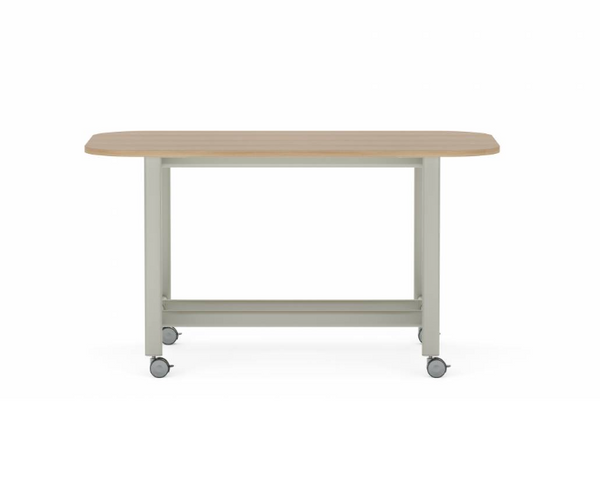 Collaborative Spaces™ 36"H Large Collaboration Table with Large Radius & Casters - 72"W x 48"D