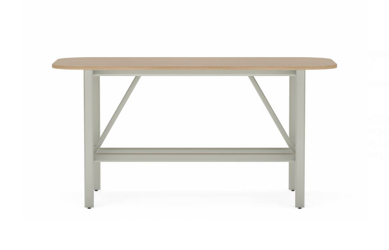 Collaborative Spaces™ 42"H Large Collaboration Table with Large Radius & Levelers - 84"W x 36"D