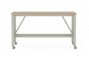 Collaborative Spaces™ 42"H Large Collaboration Table with Small Radius & Casters - 78"W x 36"D