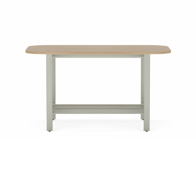 Collaborative Spaces™ 36"H Large Collaboration Table with Large Radius & Levelers - 66"W x 36"D