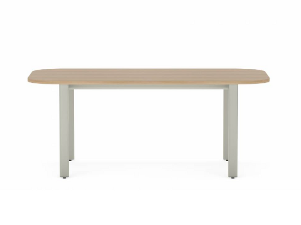 Collaborative Spaces™ 29"H Large Collaboration Table with Large Radius & Levelers - 72"W x 42"D