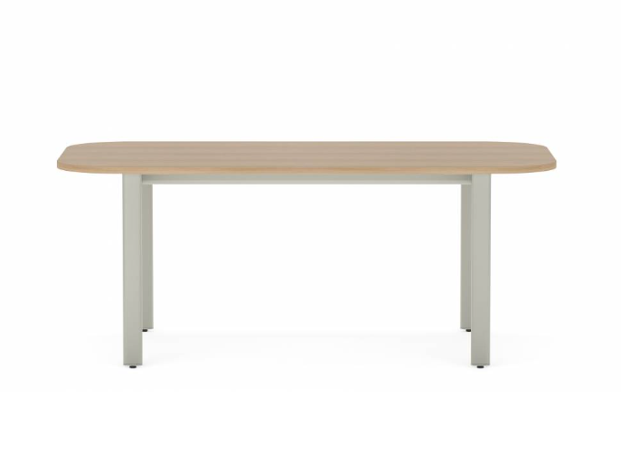 Collaborative Spaces™ 29"H Large Collaboration Table with Large Radius & Levelers - 72"W x 42"D
