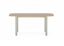 Collaborative Spaces™ 29"H Large Collaboration Table with Large Radius & Levelers - 66"W x 42"D