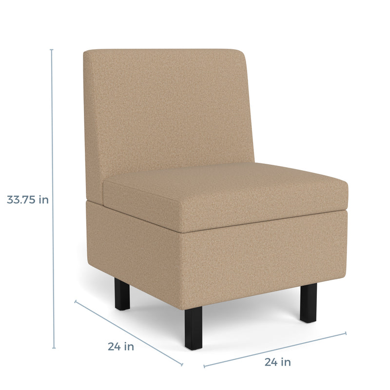 Movvi Single Seat No Arm