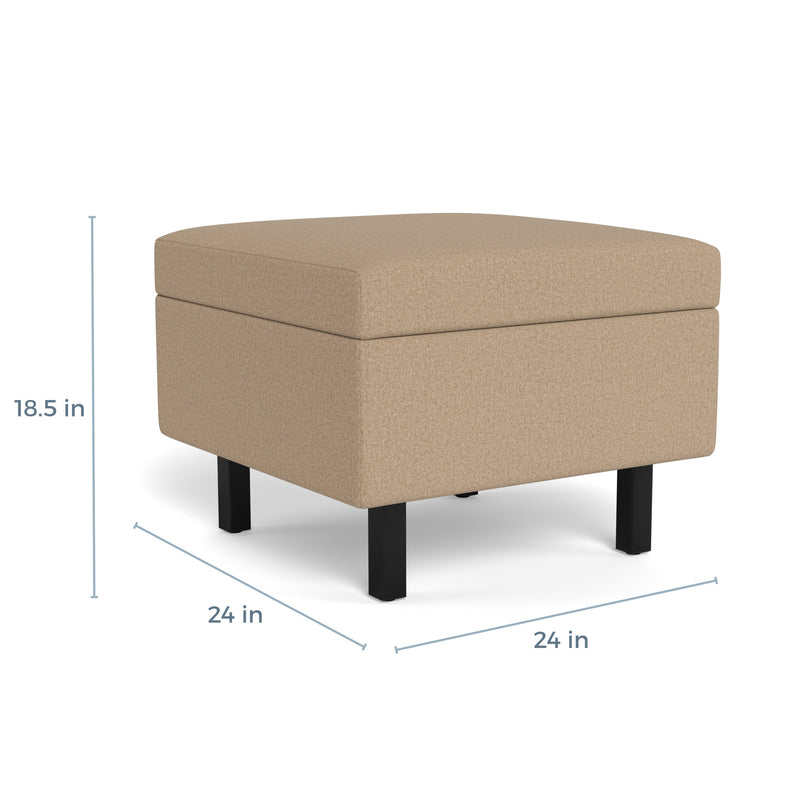 Movvi Single Seat No Arm No Back