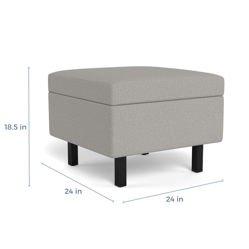 Movvi Single Seat No Arm No Back