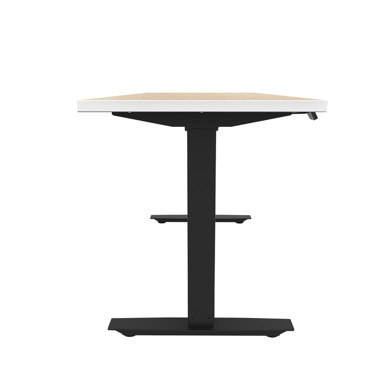 ML-Series Height-Adjustable Table, 24x60 Laminate Top, 2-Stage/2-Leg Base