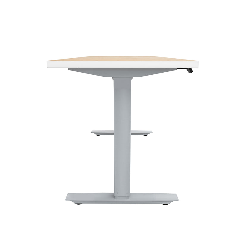 ML-Series Height-Adjustable Table, 24x60 Laminate Top, 2-Stage/2-Leg Base