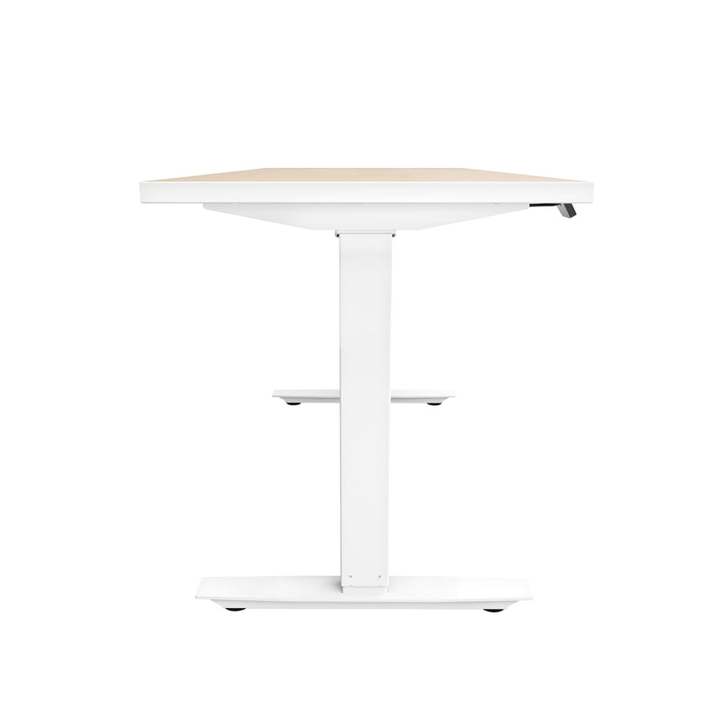 ML-Series Height-Adjustable Table, 24x60 Laminate Top, 2-Stage/2-Leg Base