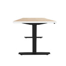 ML-Series Height-Adjustable Table, 30x60 Laminate Top, 2-Stage/2-Leg Base